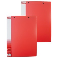 雙德 事務系雙上強力夾, 紅, 2入