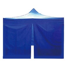 윈에어 심플 바람막이 캐노피 천막 지퍼형 + 일반형 3p 세트, 블루