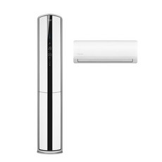 캐리어 인버터 56.2㎡(17평) + 18.7㎡(5.7평) 스탠드 프리미엄 에어케어 멀티형 에어컨 AMC17VA2MFW10 방문설치, 일반배관형