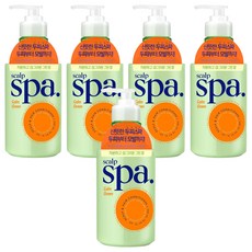 케라시스 두피스파 컨디셔너 캄 그린향, 500ml, 5개