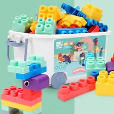 I'CLE 軟質積木 80件, 1套, 混合顏色