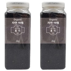자연아래 흑미 PET, 2kg, 2개