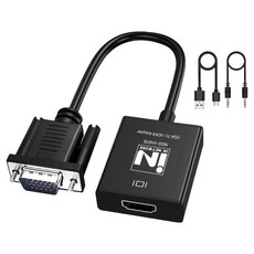인네트워크 VGA RGB to HDMI 영상 변환 컨버터, NDG-VH015, 1개