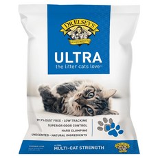 DR.ELSEY'S 達爾思 貓砂 藍標, 強力除臭, 低粉塵, 天然成分, 凝結型貓砂, 40lb, 1包