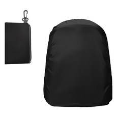 DTREE 登山包防雨罩 背包防水套, 1個, 黑色