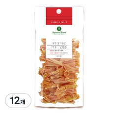 네츄럴코어 강아지 천연 건조간식, 닭연골, 40g, 12개