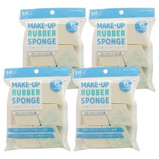 카이 파운데이션 퍼프 마름모형 6P KQ3062, 4개