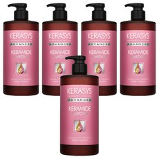 KERASYS 角蛋白神經醯胺護髮素 花香, 1L, 5瓶