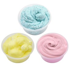 ARTNISM 史萊姆DIY製作組 120ml 3件組, 起司球，草莓牛奶，薄荷巧克力片