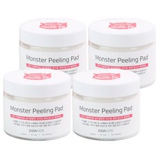 Coakos Monster 去角質墊 70p, 200ml, 4個