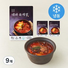 담뿍 대파 육개장 (냉동), 600g, 9개