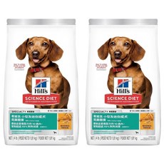 Hill's 希爾思 SCIENCE DIET 小型及迷你成犬用 完美體重狗糧, 雞肉, 1.81kg, 2袋