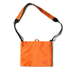 POSHPROJECTS 標籤方型斜背包 F116, 橘子