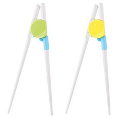 MINIMO 矯正筷, 1套, 綠色 + 黃色