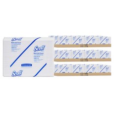 Scott 可麗舒 折疊擦手紙, 250張, 48包