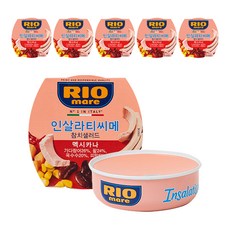리오마레 인살라티씨메 멕시칸 샐러드 참치, 160g, 6개
