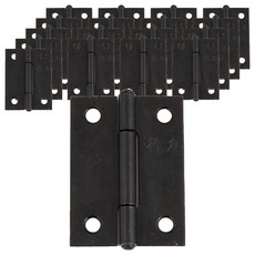 小型家具鉸鏈 活頁 6件組 黑色, 3套