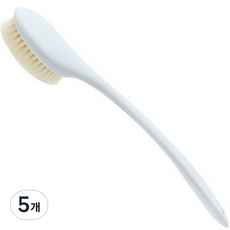 Woni's 圓形身體刷, 白色, 5個, 1入