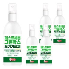페스트세븐 그린팍스 모기 기피제, 100ml, 5개