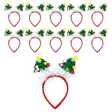 minhwashop 聖誕節毛氈髮箍 I250047B, 聖誕樹, 10個