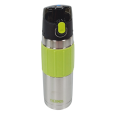 THERMOS 膳魔師 2465系列 保冷瓶, 1個, 萊姆綠色 + 銀色 + 黑色, 530ml