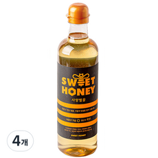 산내들농원 sweet honey 사양벌꿀, 1kg, 4개