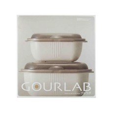 GOURLAB 多功能烹調盒系列 附食譜 酪梨綠, 4個容器 + 4個蓋子 + 1個方形料理盤 + 1個濾油盤, 1組