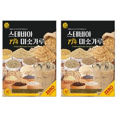 우리차 스테비아 17곡 미숫가루 40p, 2개, 800g