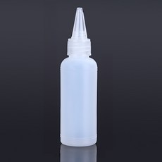 Librica 液體補充尖頭蓋分裝容器空瓶 50ml, 透明, 20個