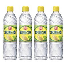 OTTOGI 不倒翁 白醋, 900ml, 4瓶