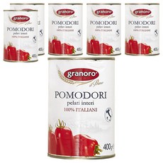 그라노로 홀 토마토, 400g, 6개