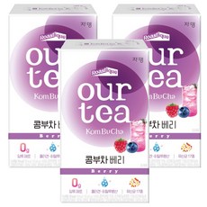 JARDIN our tea 康普茶沖泡粉 莓果口味, 5g, 10條, 3盒