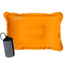 콘츠 스퀘어 퀵 에어베개 + 파우치, 오렌지, 1세트