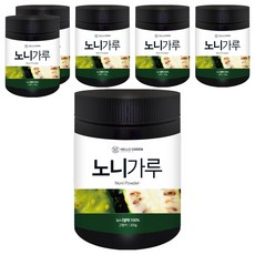 헬로우그린 노니열매 가루, 6개, 200g