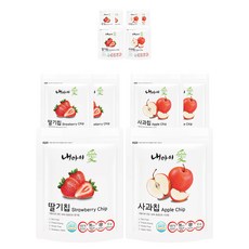 내아이애 동결건조 과일칩 딸기 12g x 3p + 사과 12g x 3p, 72g, 2세트