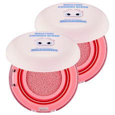 THE FACE SHOP 菲詩小舖 馴龍高手版保濕氣墊腮紅, 02粉色, 2個