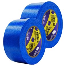 신흥테이프 국산 대용량 라바 청면테이프 48mm x 25M 파랑, 2개
