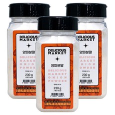 딜리셔스마켓 양파 분말, 230g, 3개