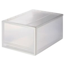 무인양품 PP 수납 케이스 455058341, 화이트, 1개