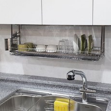 ENEX Unique黏貼式水槽置物架 600, 單一顏色, 1層