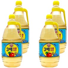 오뚜기 3배 사과식초, 1.8L, 4개