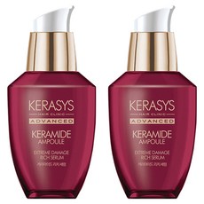 KERASYS 深層修護安瓶護髮精華 含神經醯胺和5種精油 適用於極度受損髮質, 70ml, 2瓶