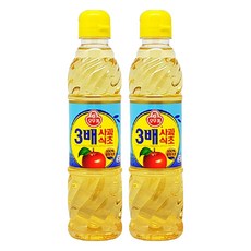 오뚜기 3배 사과식초, 500ml, 2개