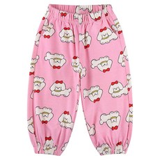 韓國 MInIBEBE 女童可愛馬爾濟斯舒適束口褲