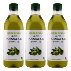 Pepebruno 橄欖粕油, 3個, 1L