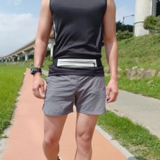 Runnerfit 跑步腰帶, 1個, 灰色