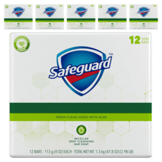 세이프가드 비누 알로에향, 113g, 72개