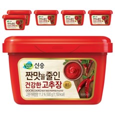 신송 짠맛을 줄인 건강한 고추장, 500g, 6개