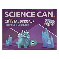 Science Can STEAM玩具 生長水晶小恐龍-劍龍培養套件, 1盒