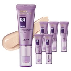 THE FACE SHOP 菲詩小舖 fmgt完美能量BB霜 SPF37 PA++, V201 Apricot Beige, 20g, 6條